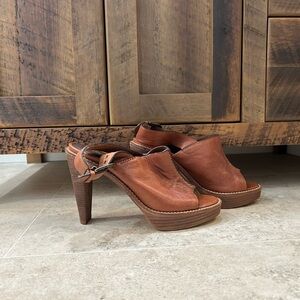 Cole Haan Tan Leather Women's Heels 7.5 Nike Air